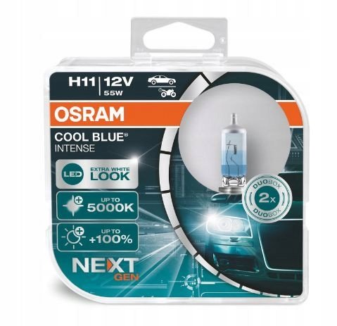 Żarówki h11 osram cool blue intense next gen 2szt.