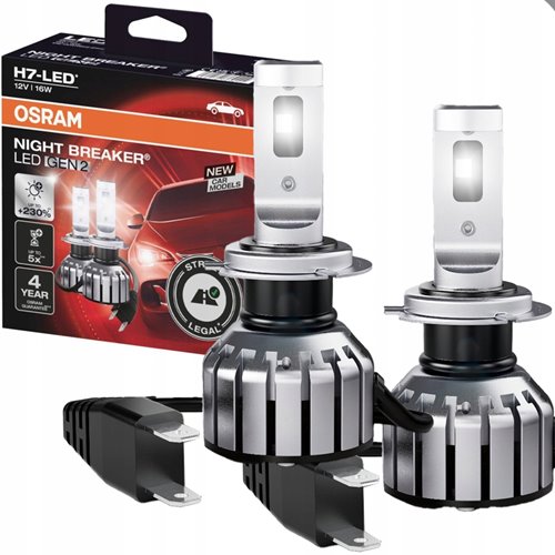 Żarówki H7 led Osram night breaker ledriving gen 2