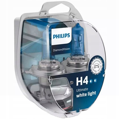 2x żarówka philips h4 diamond vision 5000k xenon