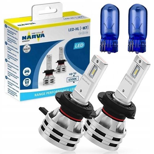 Żarówki led h7 narva performance germany 6500k