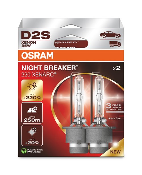 Żarówki d2s osram 35w xenarc night breaker laser +