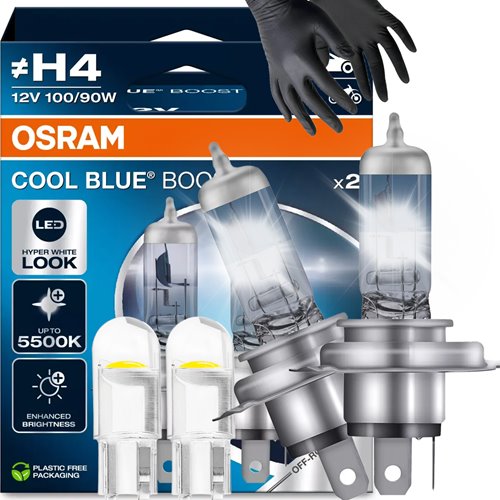 Żarówki H4 Osram Cool Blue Boost 5500K