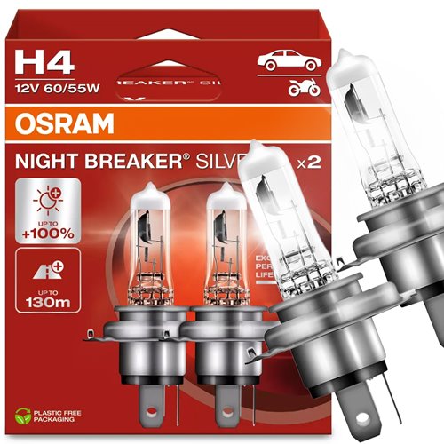 Żarówki H4 OSRAM Night Breaker Silver