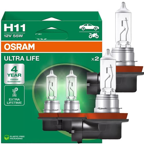 Żarówki H11 Osram Ultra Life 64211ULT 12V 55W (2 sztuki)