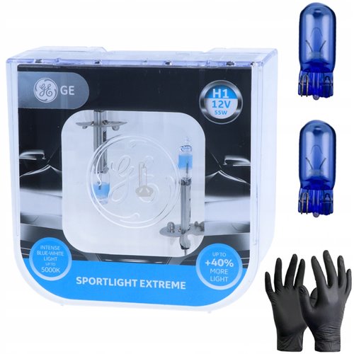 Żarówki h1 ge sportlight extreme 5500k 2szt gratis