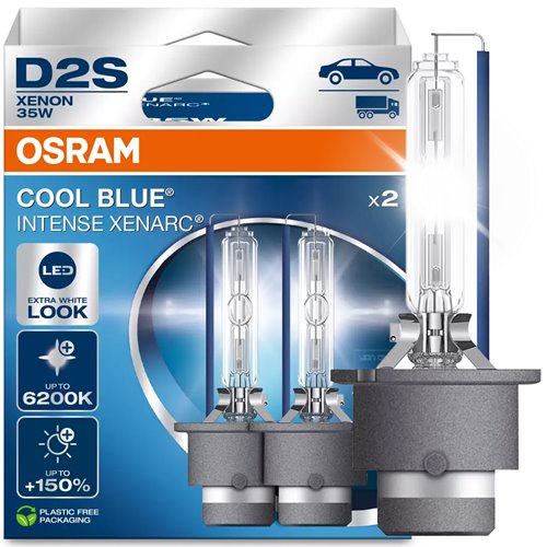 Żarówki xenon Osram Cool Blue Intense D2S zestaw