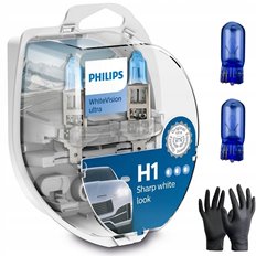 Żarówki philips h1 white vision ultra 4200k gratis