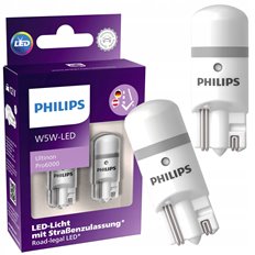 Żarówki led w5w philips ultinion pro 6000 z homolohacją niemcy austria