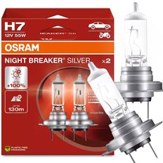 Żarówki H7 OSRAM Night Breaker Silver zestaw