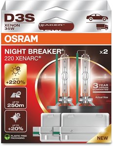 Żarówki D3s osram 35w xenarc night breaker laser +