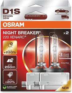 Żarówki D1s osram 35w xenarc night breaker laser +220%